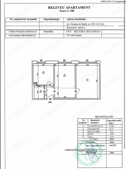 Vand aprtament 2 camere Lujerului - 10