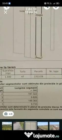 Teren de 1440 mp, în Florești