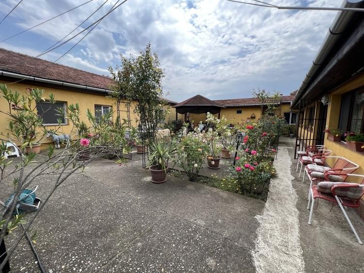 2 case, hala depozitare, teren 3785 mp - 2 F.S. - 22 m, pe malul Begai - 3