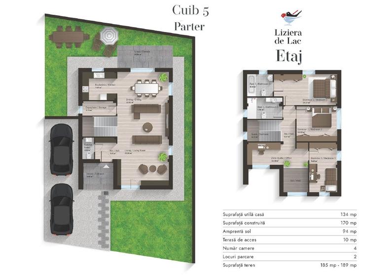 CUIB 5, LIZIERA DE LAC, FAZA 1 — CASA TA LÂNGĂ LAC, LA 20 DE MINUTE DE PALLADY - 3