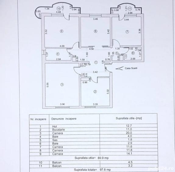 vand apartament 4 camere - 1