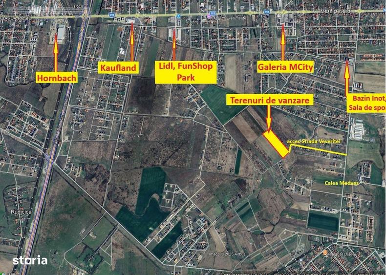 Terenuri de vanzare Mosnita Noua TOATE UTILITATILE-plata RATE - 1