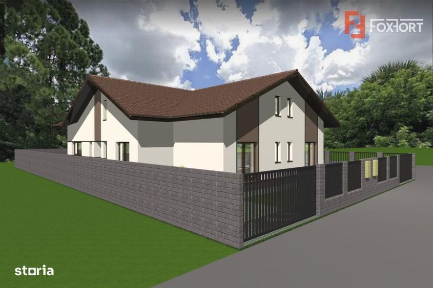 Teren intravilan pretabil constructii, autorizatie + fundatie, Giarmat - 5