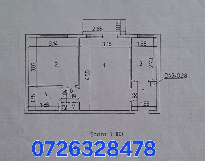 Apartament 2 camere Frigocom - 1