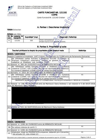 Teren de vanzare 500 mp, intravilan, Cristian, Sibiu, zona de case - 3