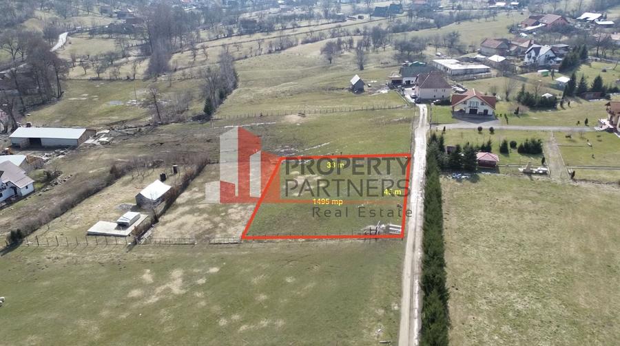 Teren intravilan 1.495 mp | Bran- Tohanul Nou | Vedere Bucegi | Deschidere 45 m - 5