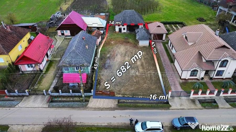 Casă cu 3 camere cu Teren 682 Mp în Sălsig