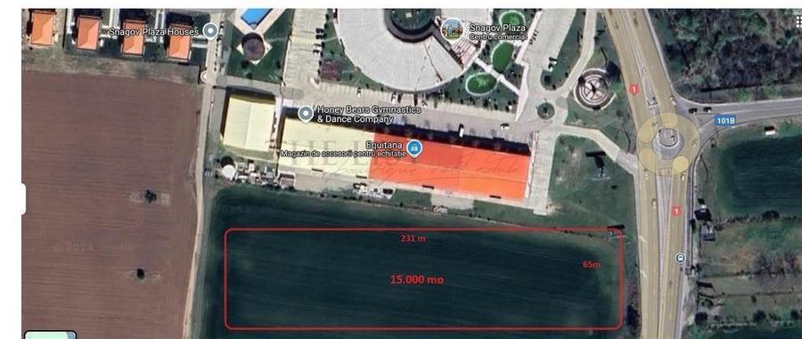 Teren de vanzare DN1 B - Snagov - 15 000 mp - 1