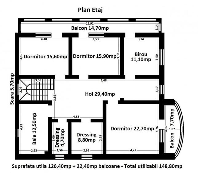 Vila independenta energetic cu teren 427mp pe colt COMISION 0% - 59
