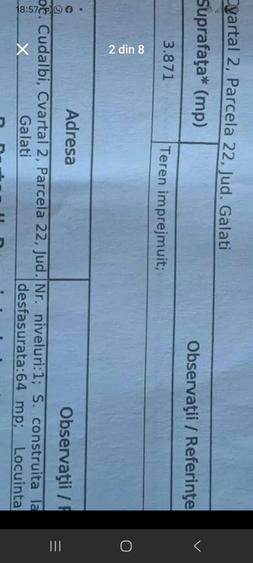 casa de vanzare si teren 3871mp Cudalbi, jud. Galati - 3