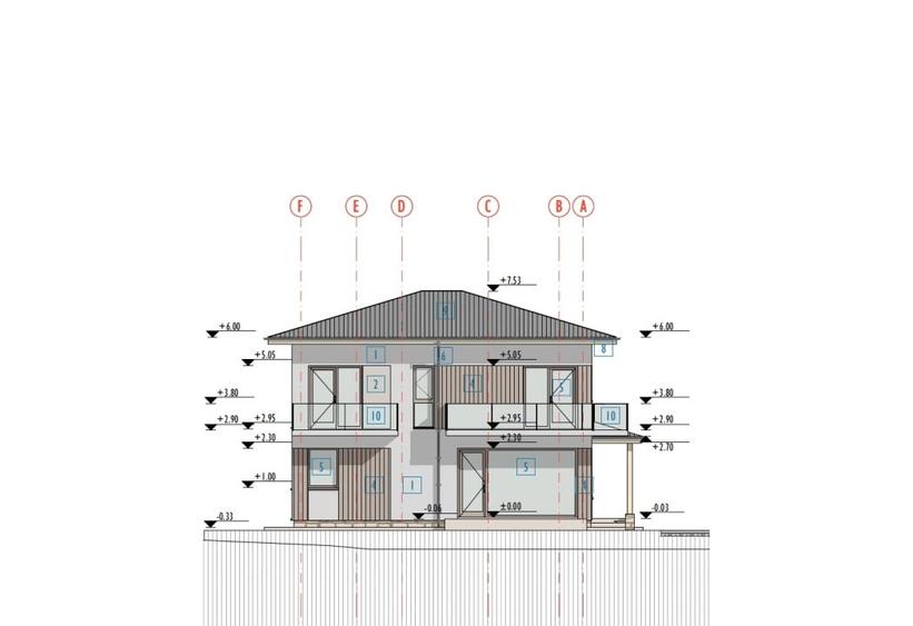Duplex nou cu garaj – Chinteni, zona Profi - 2
