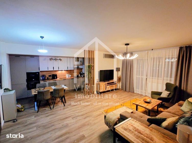 Apartament cu 2 camere, 60mp utili+balcon, bloc cu lift, parcare - 1