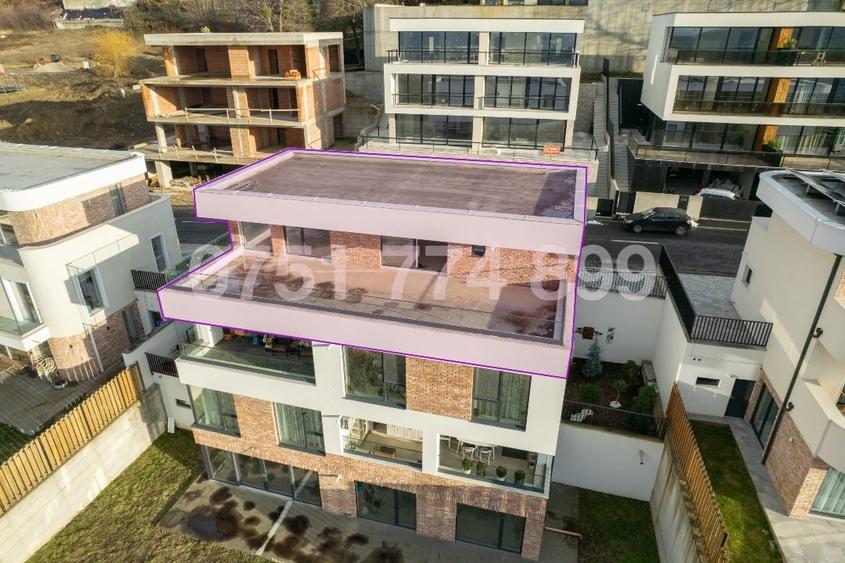 Penthouse cu terasă și rooftop panoramic 360° | Eugen Ionesco | View Cluj | PF - 14