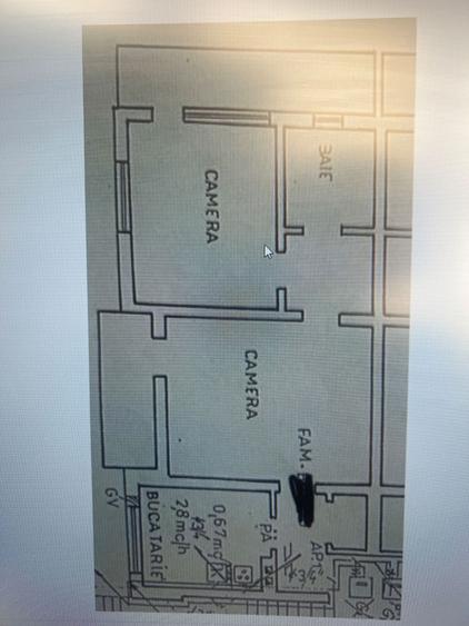 Apartament 2 camere semidecomandat Tractoru, Str.Octavian Goga,Brasov - 1