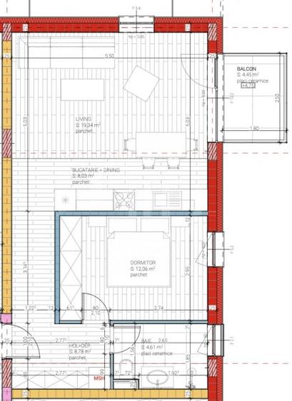 Apartament 2 camere, 53 mp, etaj 1 in bloc nou! - 4