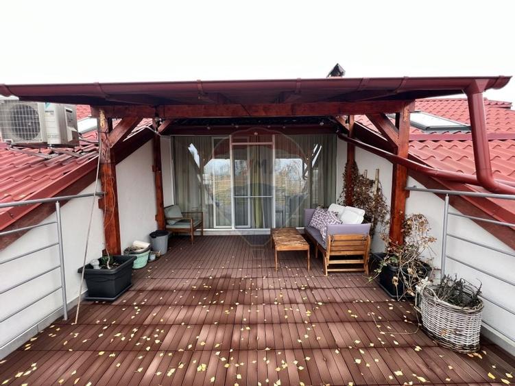 Penthouse cu 5 camere si terasa cu view de inchiriat in Grigorescu - 9