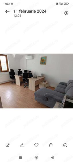 Inchiriem birouri in Iosia Nord langa Cidor la casa cu curte loc parcare, gaz, clima mobilat - 5