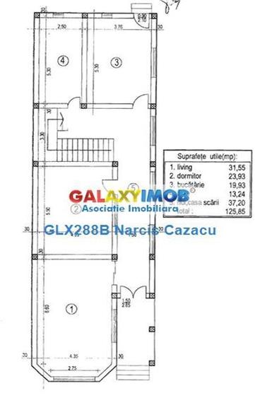 Casă cu 7 camere cu Teren 408 Mp în Bucureștii Noi