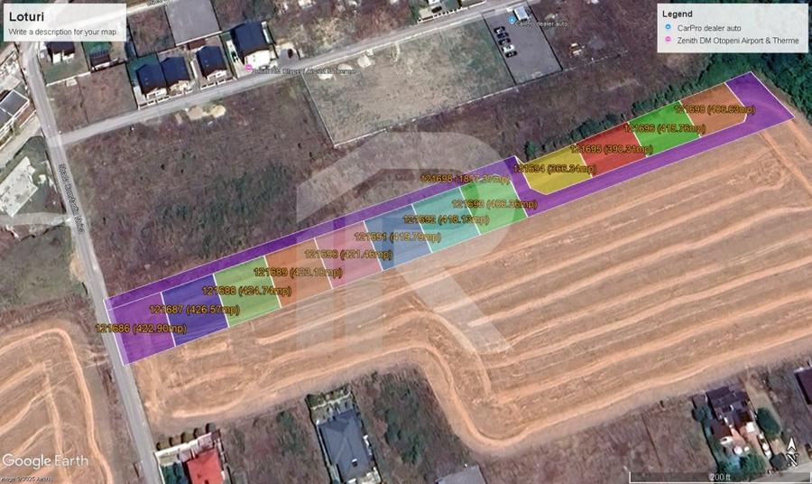 LOTURI PENTRU CASA - 420mp + 89mp drum - Otopeni, Ilfov - IN CURS DE AUTORIZARE - 1