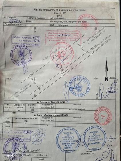 Teren intravilan 1100 mp, Lilieci-Bacau - 2