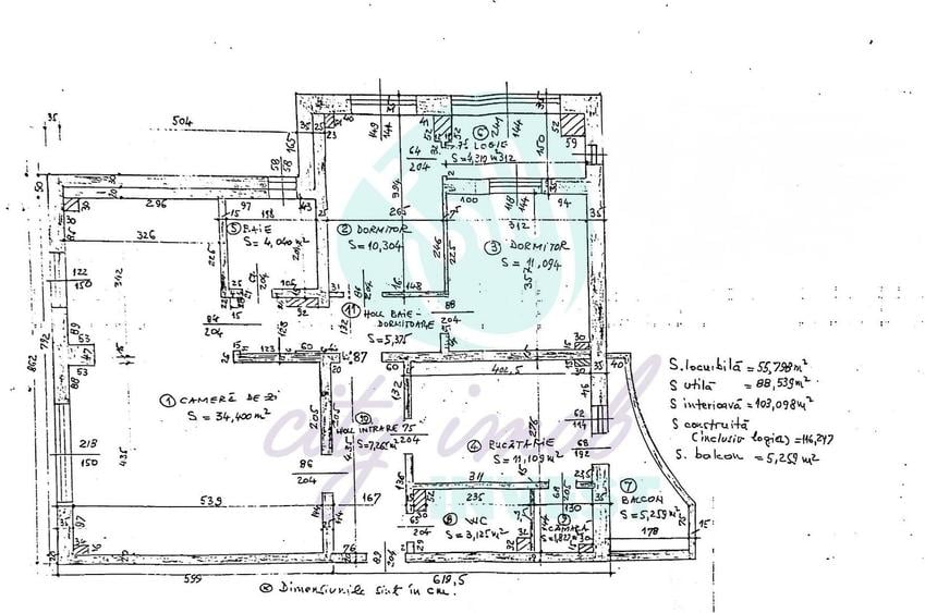 4 camere ultracentral | Lângă Parlament și Parcul Izvor | 103 mp - 4