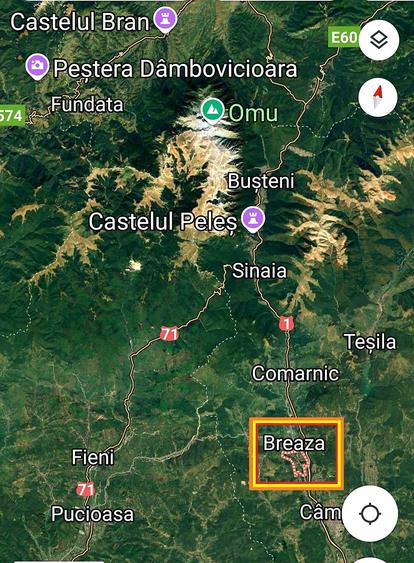 Oportunitate vanzare 6000 mp teren drept,superb toate utilitatile Breaza Prahova - 1