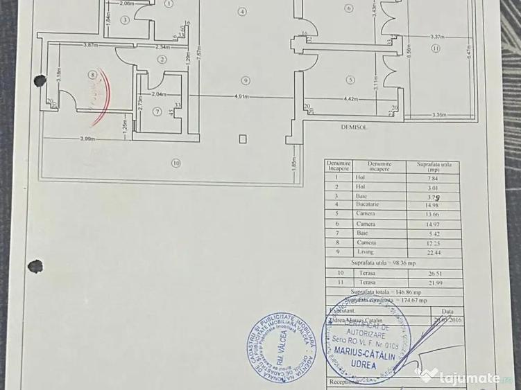 Apartament pe bulevard 4 camere Bulevardul Dem Radulescu Ramnicu Valcea - 1