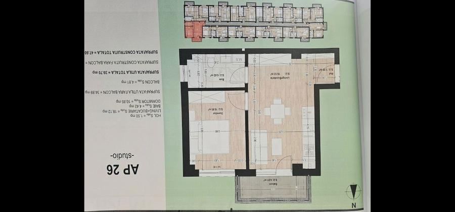 Vind apartament Otopeni Bloc nou si parcare - 1