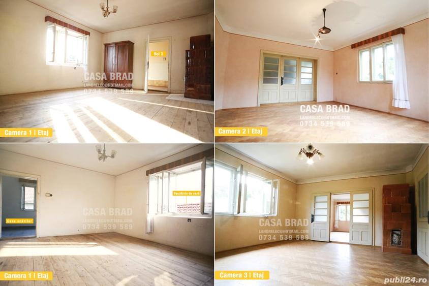 Casă cu 5 camere cu Teren 1373 Mp în Brad