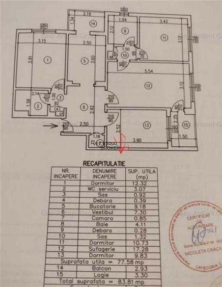 Apartament Spațios cu 4 Camere | Etaj 5/8 | Bloc Reabilitat cu Lifturi | Co - 1