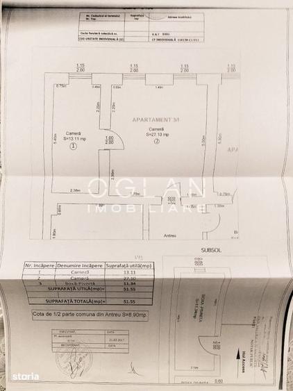 Apartament cu 2 camere în Ultracentral