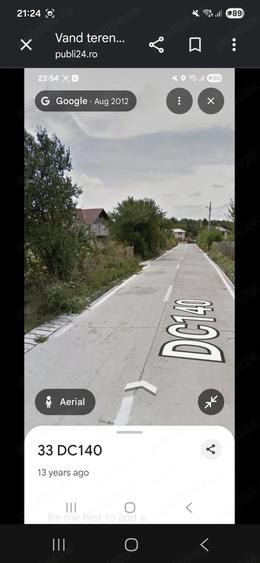 Teren de 1040 mp, în Teiș