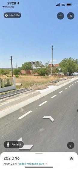 Teren de 2500 mp, în Dăneasa