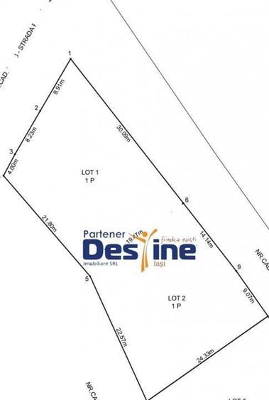 Miroslava, Teren Intravilan 1021 Mp, Semicentral - 1