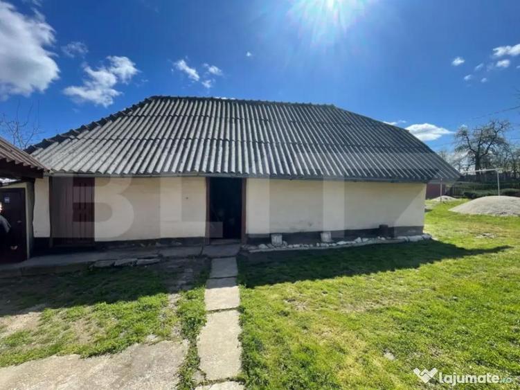 Casa cu 3 camere, 90 mp, 2 anexe gospodaresti si teren de 30 - 9