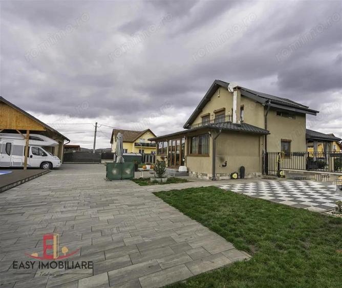 Casa moderna cu piscina, panouri solare, pompa caldura si teren de 1400 mp, Ernei, Mures - 5