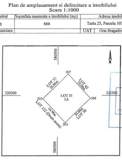 Teren 666 mp, toate utilita?ile, sta?ie STB, ?coala, gradinita