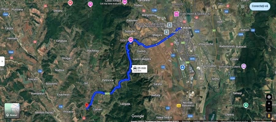 Teren 1 ha, deschidere spre padure, Sanduleni - 2