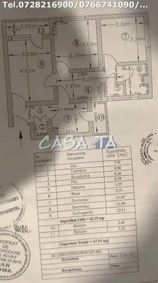 Apartament 3 camere, situat in Targu Jiu, Str. Nicolae Balcescu - 94000 Euro - 2