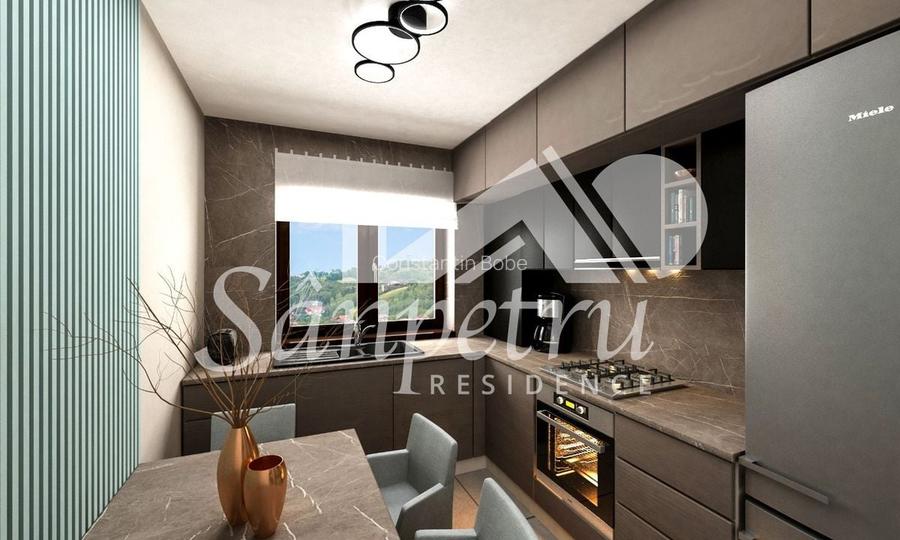 Apartament modern cu o camera, incalzire în pardoseală, NZEB