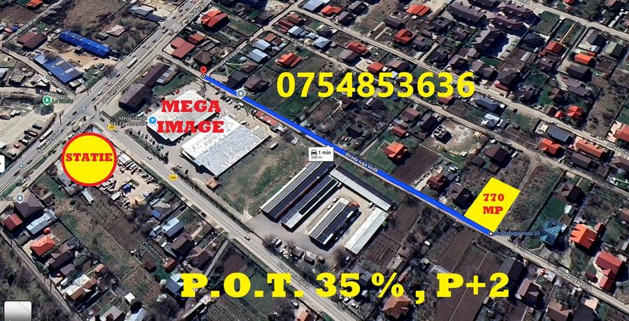 Valea Adanca -Mega Image ,  700/730/770 mp  ,full,zona de vile ,FARA BLOCURI - 1