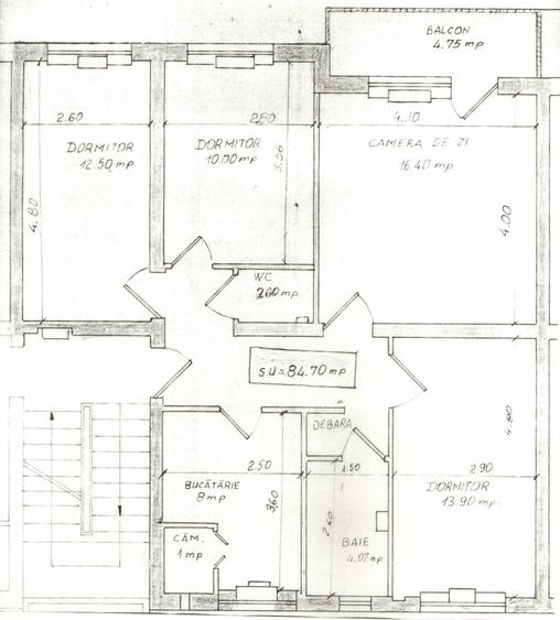 Apartament cu 4 camere decomandate, finisat , mobilat si utilat, cu 2 bai cu geam, zona Baisoara - 1
