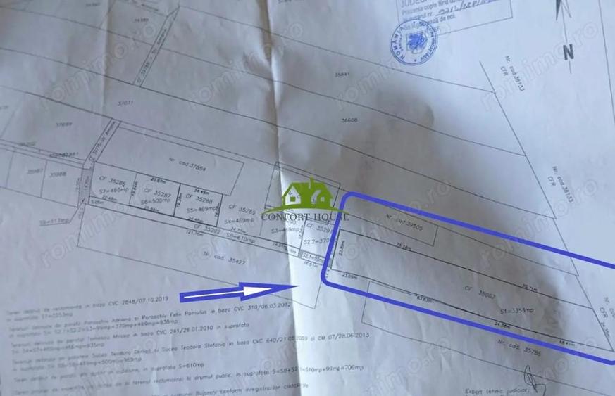 Teren Intravilan -plat-utilitati- Bujoreni la 3km de Nord RM.VL - 2