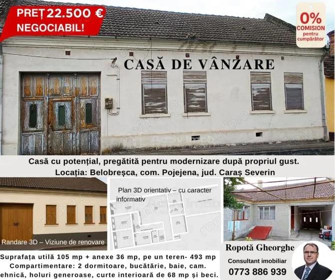 CASA 2 CAMERE BELOBRESCA (493 MP) - 1