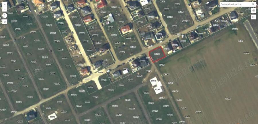 Comuna Berceni - Teren intravilan construibil in suprafata de 445 mp cu dubla deschidere - 1