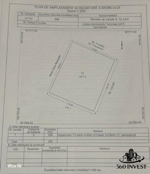 Teren de vanzare , zona Navodari - Cu vedere la Lacul Tasaul - 1