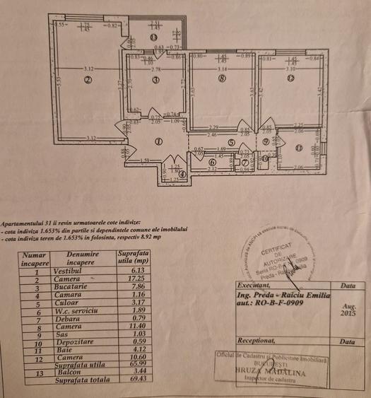 APARTAMENT 3 CAMERE POLONA | METROU - 12
