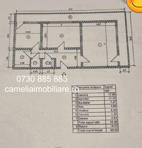 2 camere, modern, decomandat, intre metrou Lujerului si Gorjului, Bd Iuliu Maniu - 20