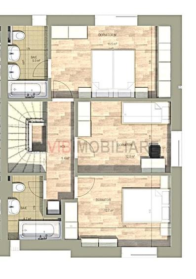 Otopeni, Odăile – Ansamblu privat, vilă Duplex P+1, curte proprie. - 16