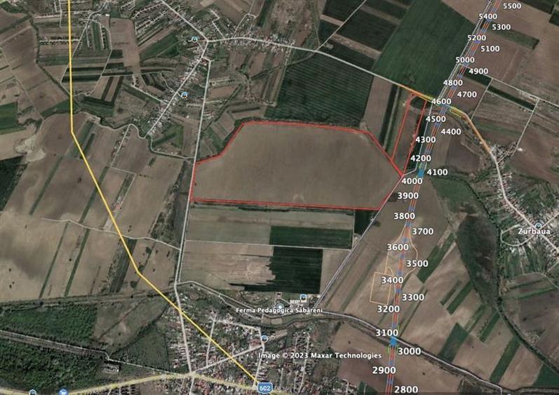 Vanzare teren Ciorogarla - Bacu - Sabareni - A0, ILFOV - 1